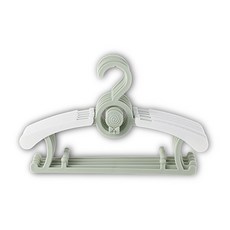 Itgom 兒童用防滑衣架, 5個, 綠色