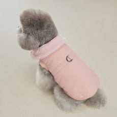 베니즈 반려견 페이보릿 하네스 패딩, 핑크, 1개