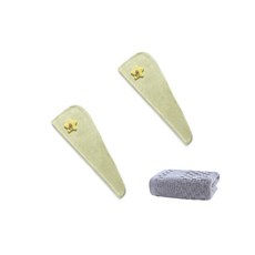 軟毛毛巾 SG35 2p + 毛巾套組, 綠色, 1套