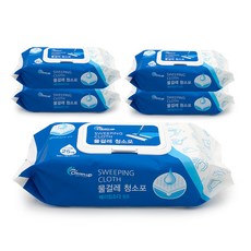 用小蘇打清潔 25 張優質超大濕拖把, 5個