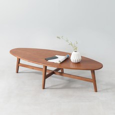 Madison Furniture Bella 橢圓形矮桌 1400, 胡桃木色
