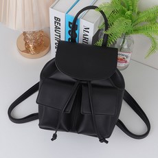 bonnie bottari 女用 Pocket Cute 休閒托特迷你後背包, 黑色