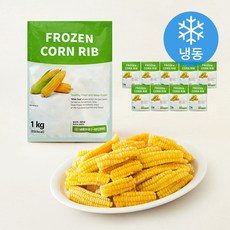 청학에프엔씨 콘립 절단 (냉동), 10개, 1kg