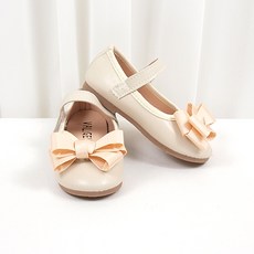 BeBemaru 女童安瓶蝴蝶結皮鞋 9937