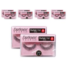 Darkness 真人髮假睫毛 A, 10個, 單一顏色