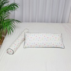 ahtty blanc 寬版嬰兒枕頭套2入 + 枕芯 + 身體枕 熟睡套組, 軟萌小熊