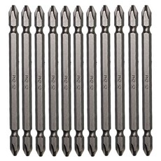 StanMan 六角柄磁性雙頭十字螺絲起子批頭 110mm PH2, 10個