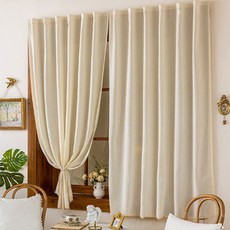 지앤와이 트리앙 붙이는 창문 벨크로 커튼 민자