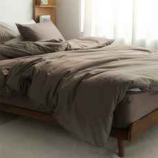 파코홈 굿메이드 60수 샤틴 홑겹 이불 커버, WARM GRAY