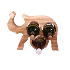 站立式木製酒架 大象造型 YT_RA1190, 單一顏色, 1個