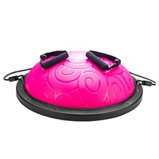 核心運動專用維護半健身房平衡圓頂球高端型, 亮粉色