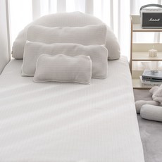 아리베베 알래스카 냉감 듀라론 줄누빔 쿨패드, 멜란지그레이, 쿨매트