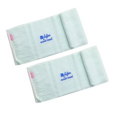 Oceantowel 柔軟身體沐浴巾, 藍色, 2個, 1入