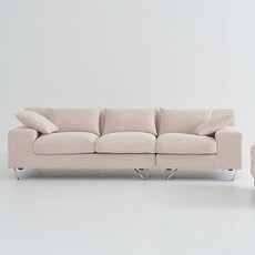 아이와비 위켄드 코듀로이 4인용 모듈 소파 + 등쿠션 3p + 소쿠션 2p 방문설치, 핑크베이지