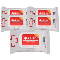 아이프리 더클린손소독티슈 캡형, 20매, 5개