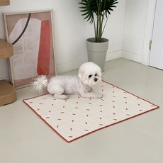 BYDAMSOOMI 犬用絎縫刺繡毯, 胡蘿蔔款