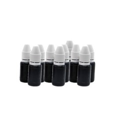 4萬萬萬年印章 印章替換墨水 3ml, 10個, 藍色