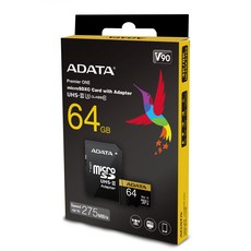 ADATA 威剛 microSD記憶卡 UHS-II U3 V90, 64GB