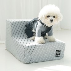 REDPUPPY 寵物 法蘭西亞米蘭 寵物階梯 2層, 灰色, 1個