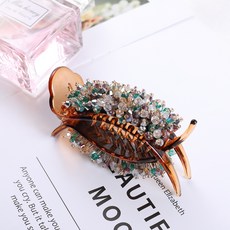 soosda 珠飾玻璃馬尾盤髮抓夾 181