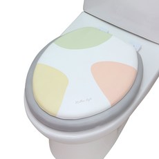 needco Mellow Soft O型馬桶蓋, 灰色, 1個