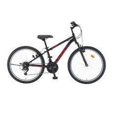 레스포 삼천리자전거 태풍 SF 21단 159cm + 무료조립쿠폰, 블랙(자전거), 1개