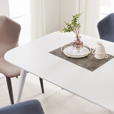 보니애가구 포드 세라믹 테이블 상판 2000 x 800 x 12 mm R-150 방문설치, 뮤즈 화이트, 1개, 6인용