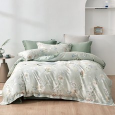 LoveCity 寢城之戀 台灣製 50支100%萊賽爾天絲 兩用被床包組