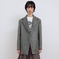 MA JOURNEE 女款 SINGLE OUT POCKET 麂皮夾克