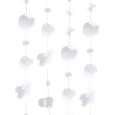 파티쇼 물방울 모형 파티 가랜드, 클리어, 2개