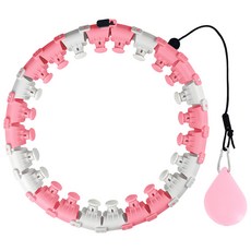 Bfit WEARFIT 智能呼拉圈 + 收納袋, 淺粉色