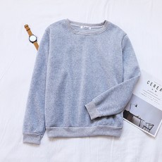 스타 심플 데일리 크루넥 와이드 임부 맨투맨