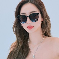 MELACME 中性款貓眼偏光太陽眼鏡 黑色