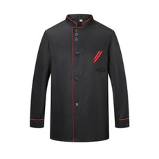 藍綠色長袖 Chef Cook 制服上衣