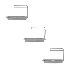 Ants 伸縮水槽菜瓜布架, 灰色, 3個