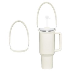 GOLD DOKKAEBI 隨行杯矽膠提帶, 2個, 白色