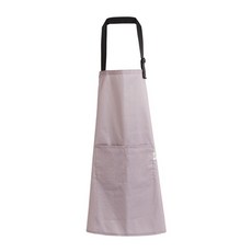 cofv 廚房工作咖啡廳用可調節長度生活防水圍裙, 黑粉色, 1個