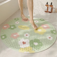 WITHWITH 角色防滑墊, 1個, 03 綠色花朵