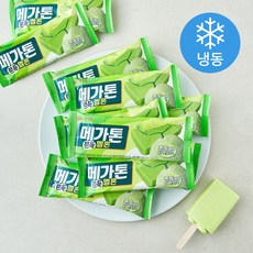 롯데웰푸드 메가톤 쫀득멜론 (냉동), 10개, 1개입, 70ml