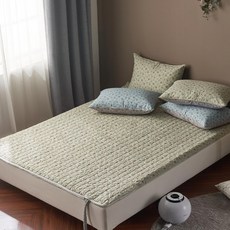 itsroom 可水洗溫水墊套 小碎花, 綠色