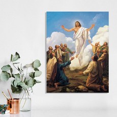 이요한 화백 성화 노프레임 캔버스화 28 승천하시다 1