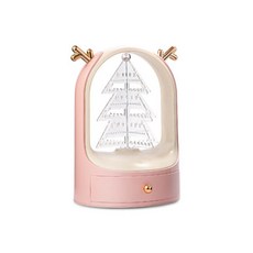 鹿角旋轉樹珠寶展示架 粉紅, 1個