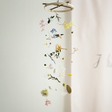 HAHAPOPO DIY永生花圓形移動花環製作, 隨機發貨（花）