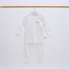 cubynmom 幼兒蝴蝶餅小熊簡約長袖家居服套裝