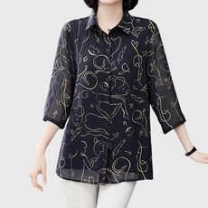 Queenis 女款金線細節襯衫