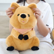 MOCHITOWN 真實蓬鬆澳洲短尾矮袋鼠布偶, 40cm, 1個, 棕色