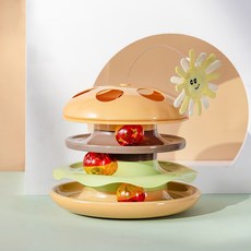 PASTEL PET 寵物軌跡球玩具, 漢堡包, 1個