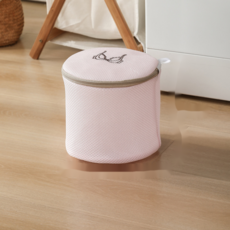 Marizio 網眼胸罩內衣多用途洗衣袋 圓形胸罩 15 x 17 cm, 粉紅色, 1個