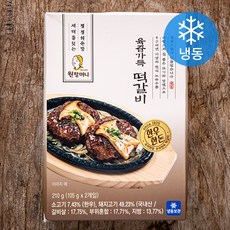 원할머니 육즙가득 떡갈비 2개입 (냉동), 210g, 1개