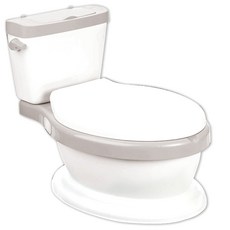 THEMOTHER 兒童馬桶 符合人體工學設計 柔軟坐墊 可收納濕紙巾, 灰色